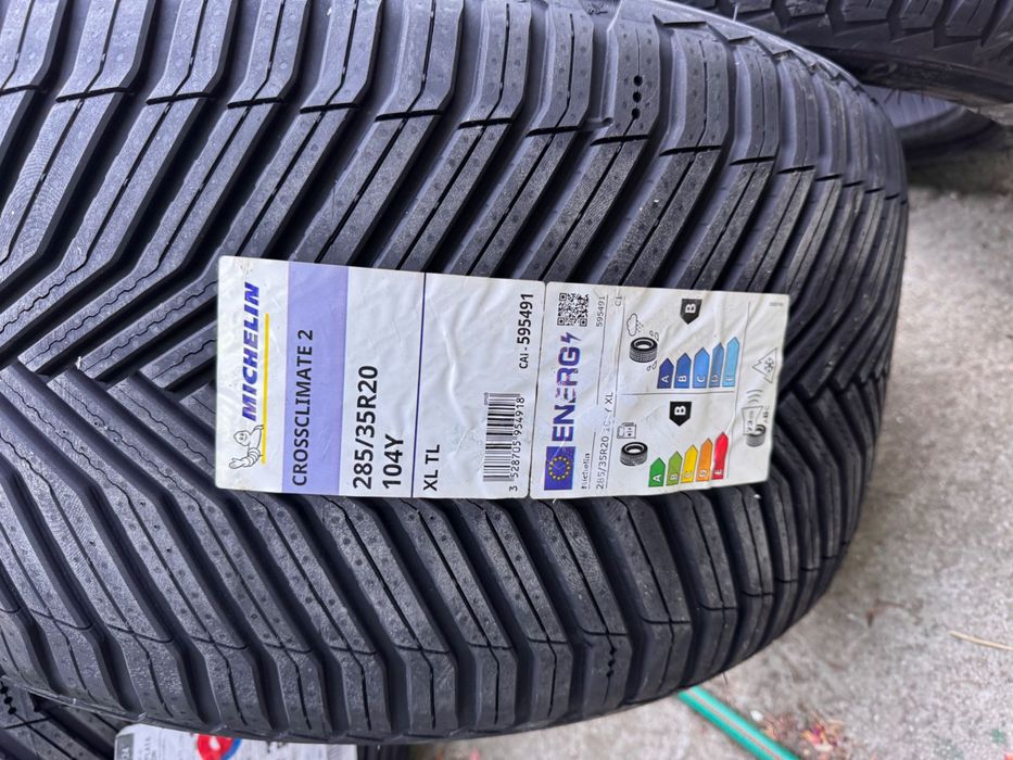 Set 4 ANVELOPE noi nerulate ALL SEASON MICHELIN CROSSCLIMATE 2 285/35R20 104Y 285/35/r20