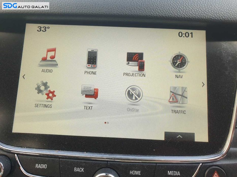 Unitate Navigatie cu Butoane cu Display Opel Astra K 2015 - 2019 [Q3956]