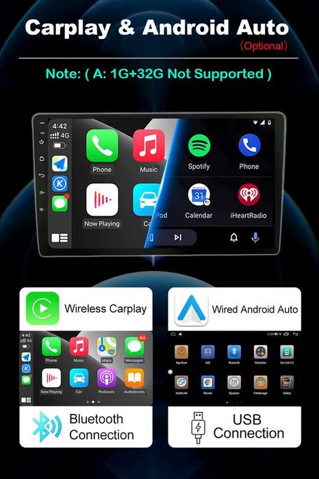 Honda CR-V_2 2001 до 2006 9” 2-DIN с Android 12, 4G/LTE, 2/32GB, QLED