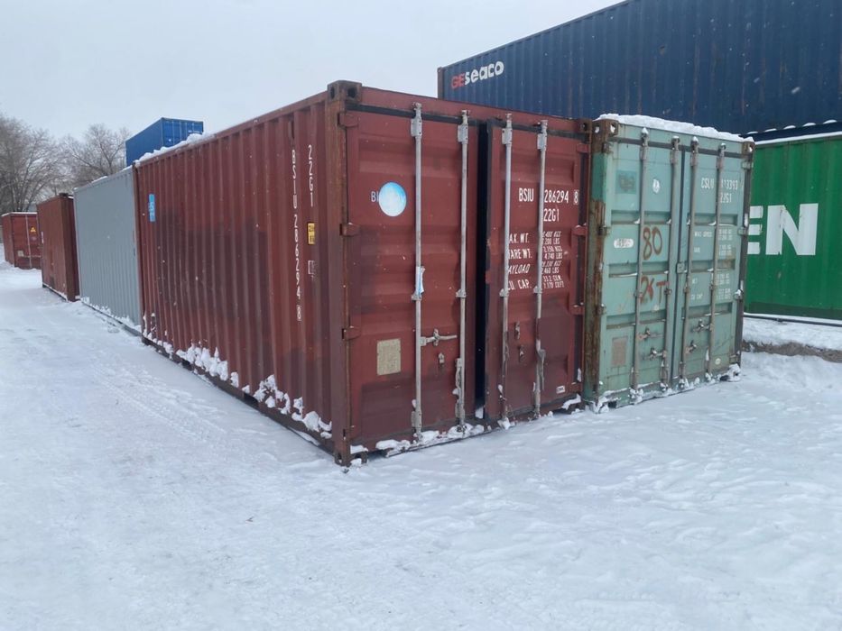 Контейнера 20 футовые на выбор в Наличии Прям в г.ПАВЛОДАР.