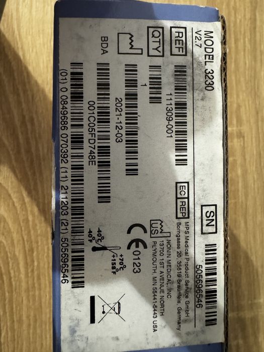 Pulsoximetru profesional NONIN 3230 Bluetooth Smart
