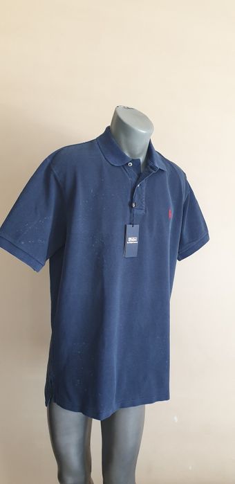 POLO Ralph Lauren Garment Dyed Pique Cotton  L ОРИГИНАЛ! Мъжка Тениска
