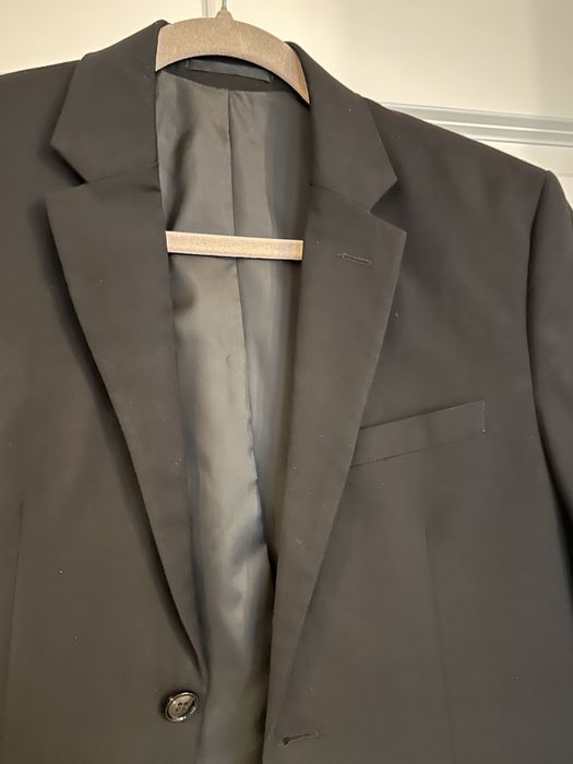 Sacou H& M vascoza negru S