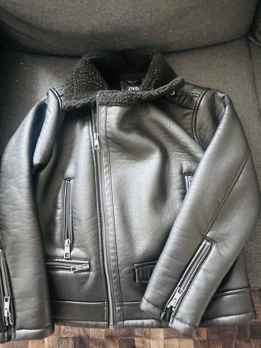 Zara детско кожено яке