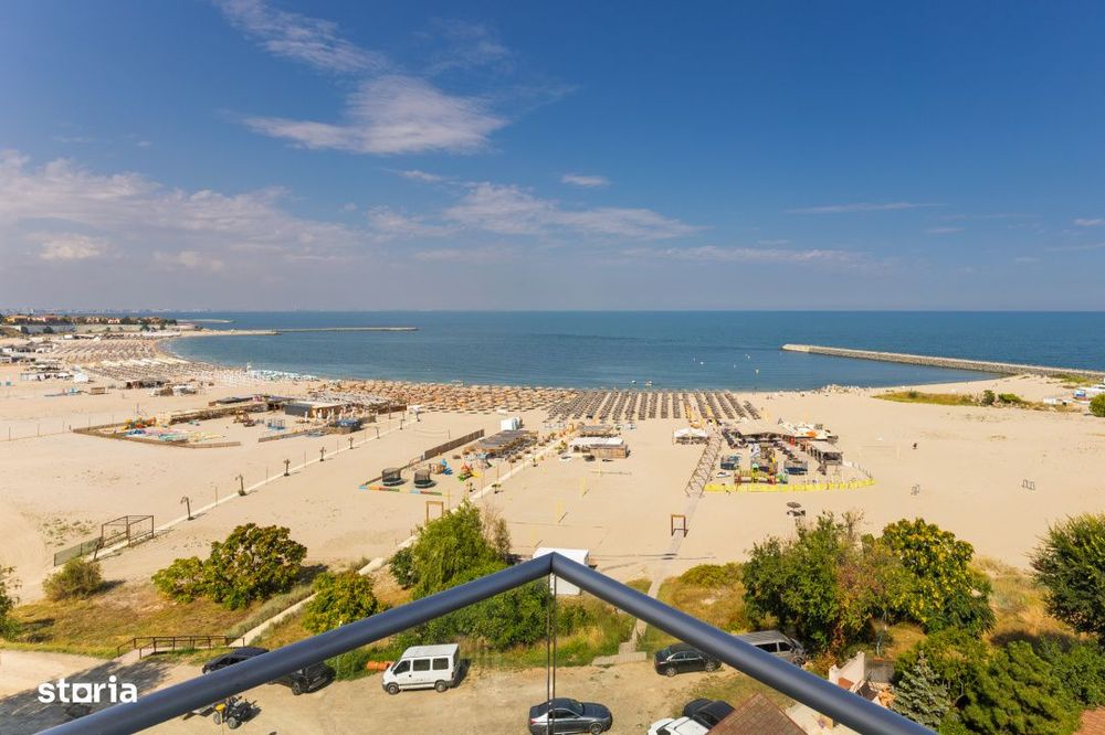 Penthouse pe 2 niveluri | vedere frontala la mare 180° | Faleza Nord — fotografia 1