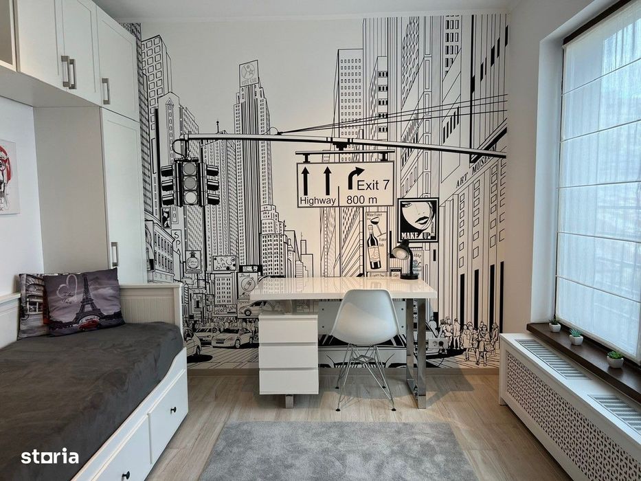 Bazilescu, apartament 2 camere, design arhitect, 2 minute de metrou.