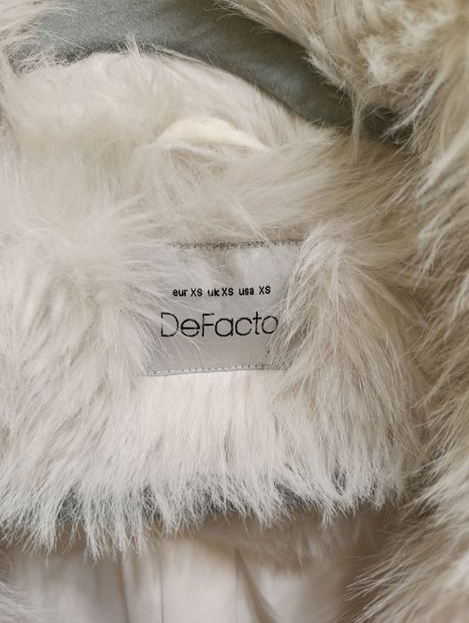 Дамско пухено палто от изкуствен косъм