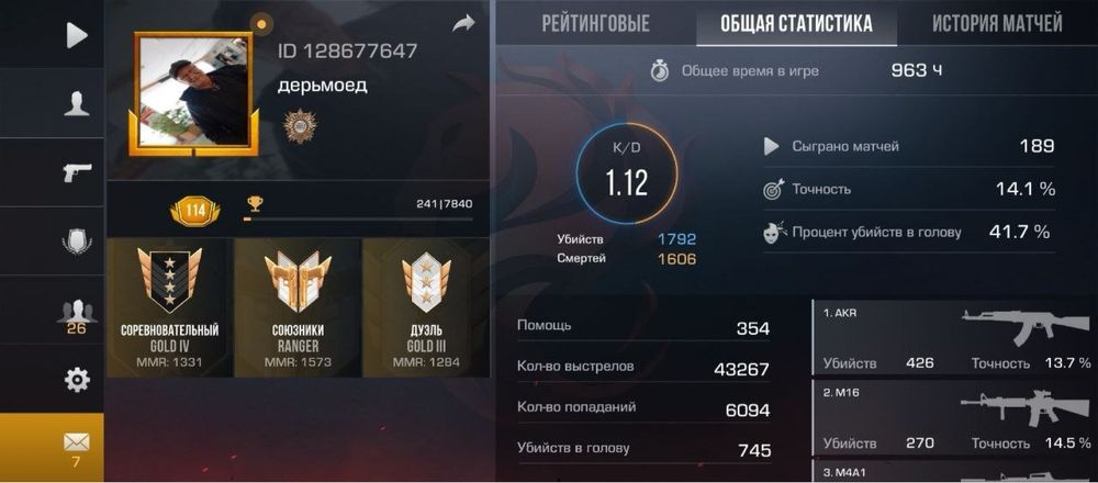 Продам аккаунт стандофф 2