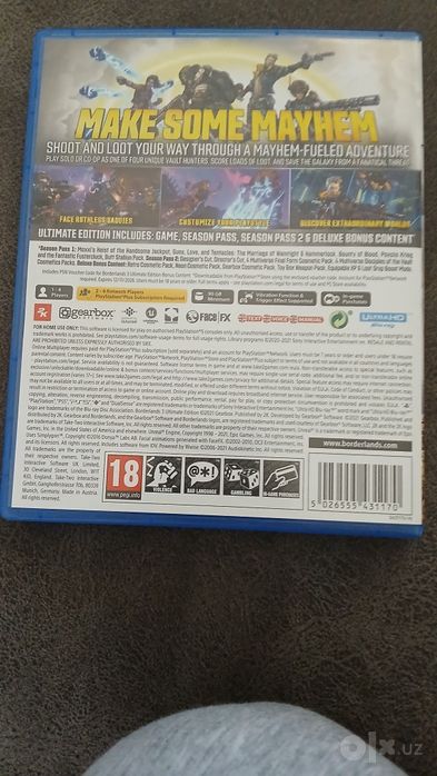 Disk borderlands ps5