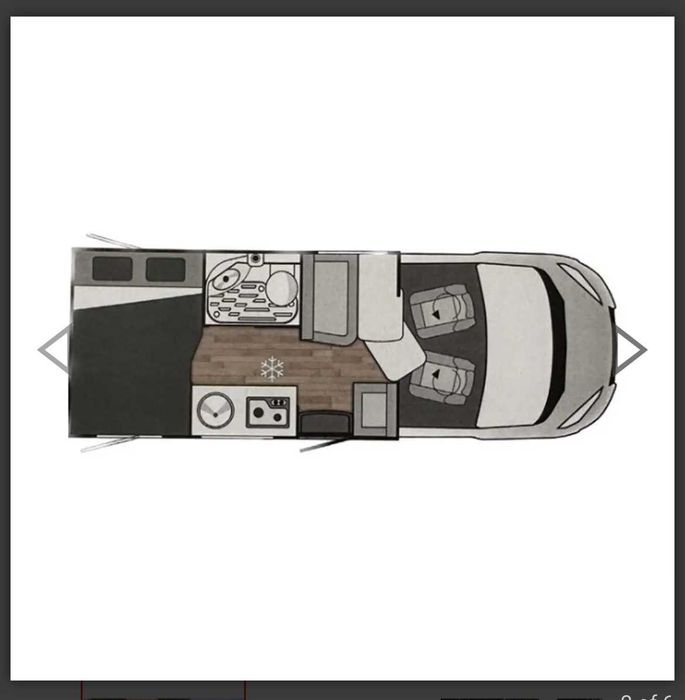 Autorulota Campervan Semiintegral Benimar YRTEO 840 Slim, 5.99m