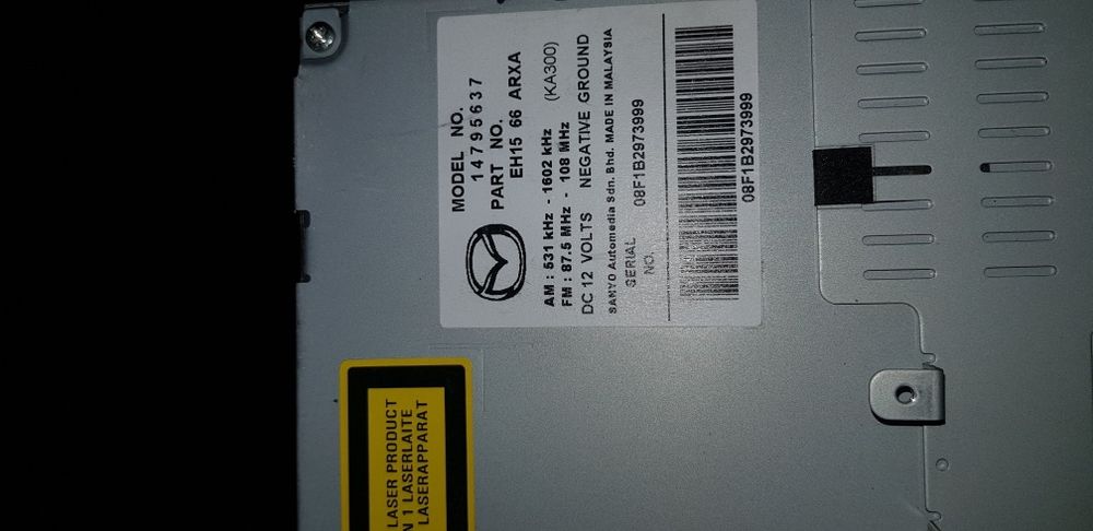 Radio cd ,mp3 auto Mazda CX 7