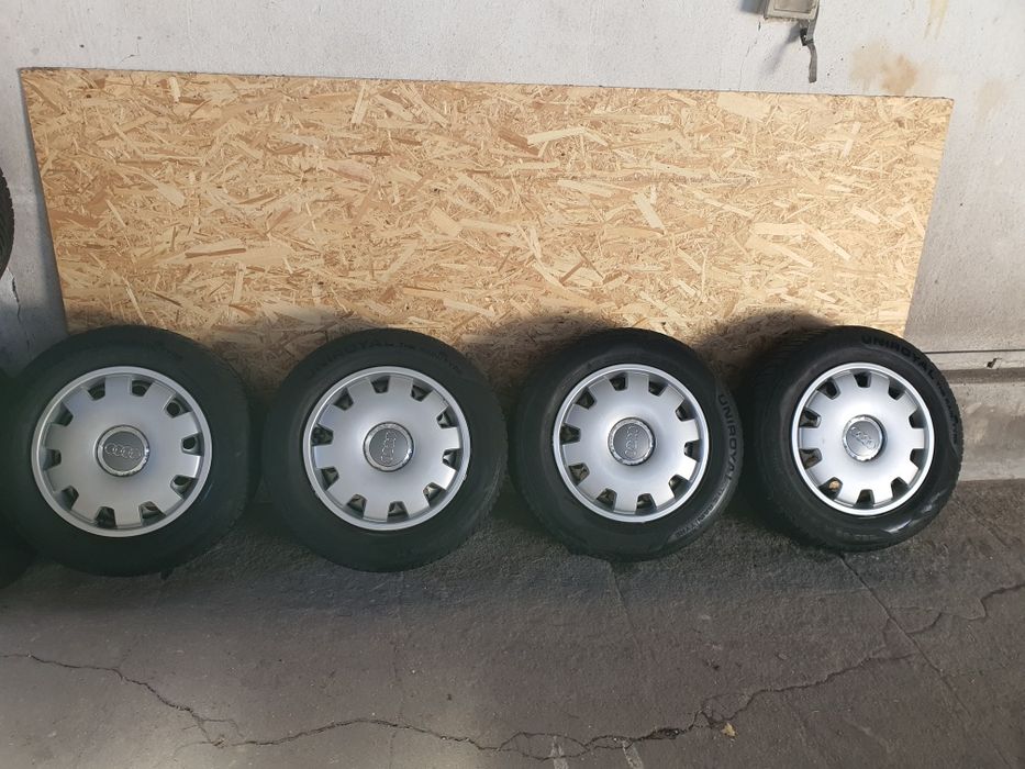 Jante tablă cu capace originale Audi Allroad R16