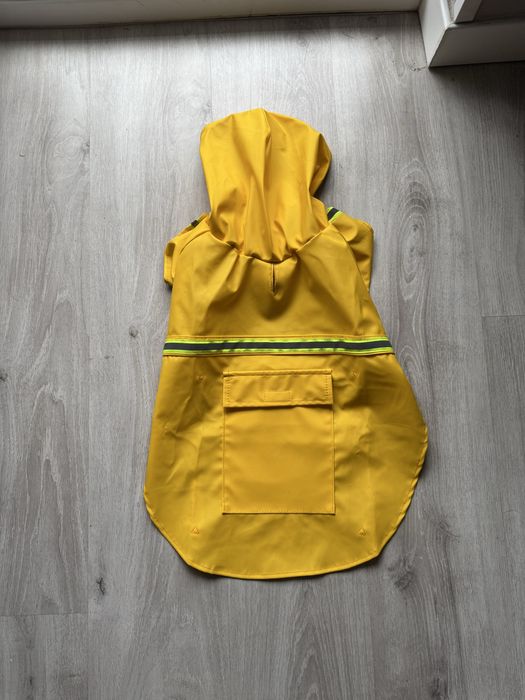 Pelerină de ploaie pentru căței, galben - haina/hainuta ptr caine