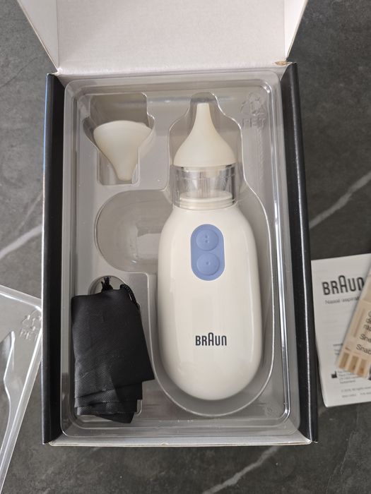 Braun - НОВ назален аспиратор за бебе