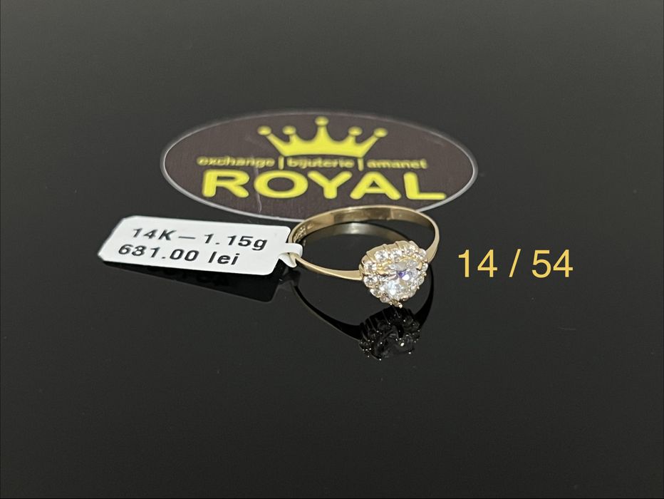 Bijuteria Royal CB : Inel dama aur 14K  1,15 grame