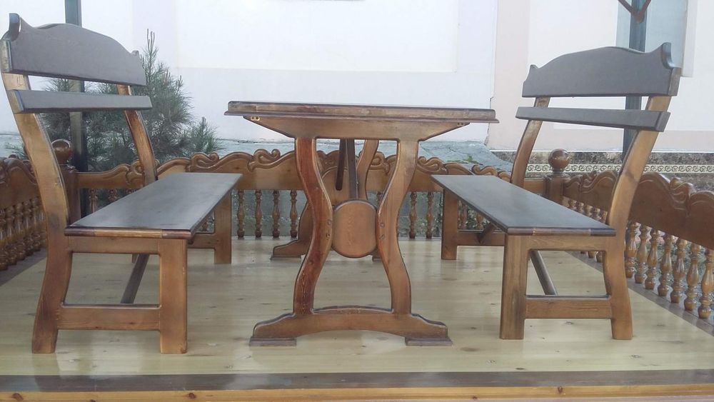 Yog'och Stol stul kamplekt