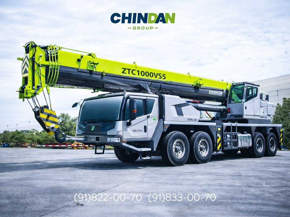 Автокран Zoomlion ZTC1000VS 100 тонна в продаже