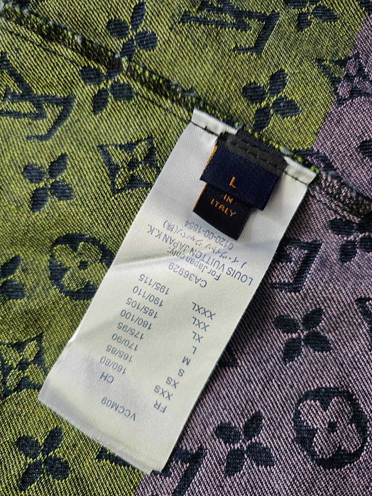 LV denim gradient over-shirt