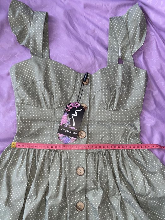 Продается новое летнее платье. Размер S-XS