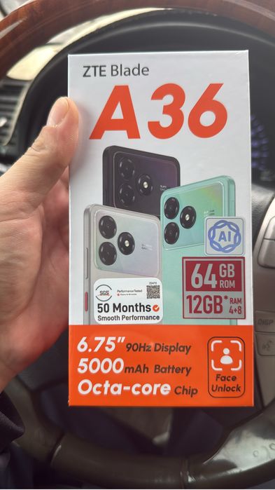 Телефон Zte A36 новый