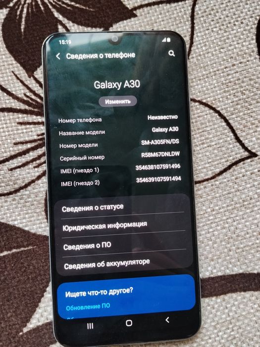 Продам Samsung A30