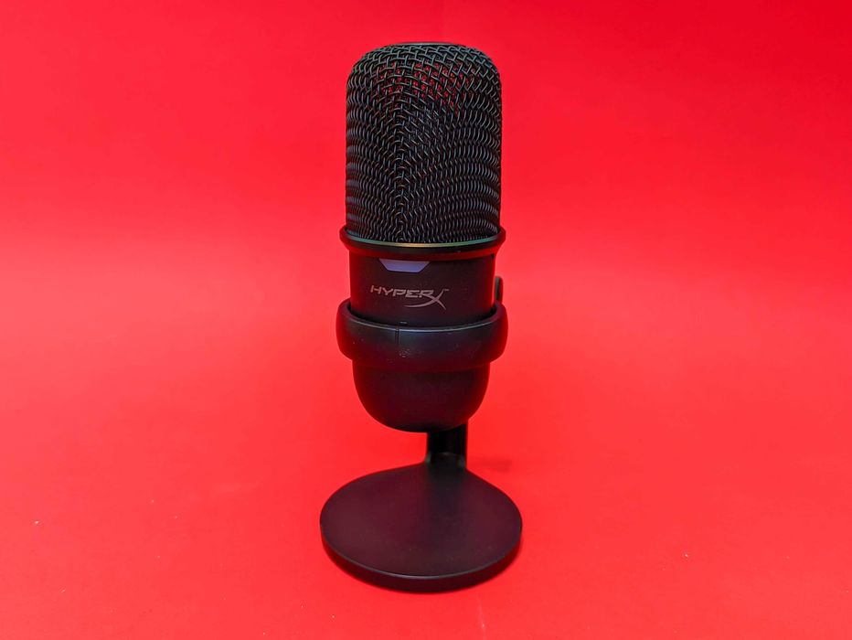 HyperX SoloCast USB Микрофон за Гейминг, Стрийм, Подкаст, PC, PS4, PS5 Като нов