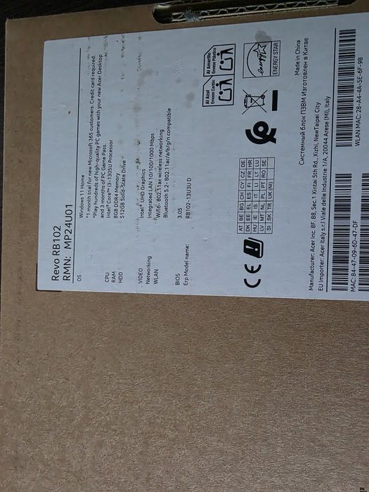 Mini PC Acer Revo RB102