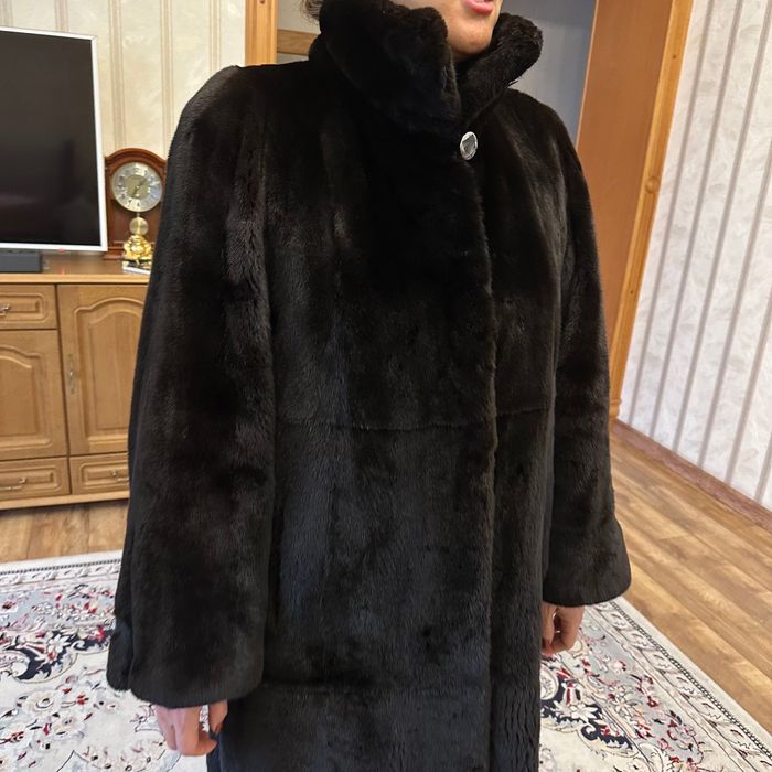 Норковая шуба блэк нафа