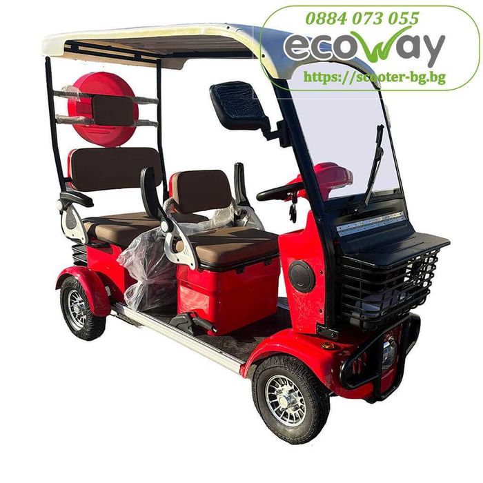 Електрическа четириколка EcoWay Sola Panda със соларна система