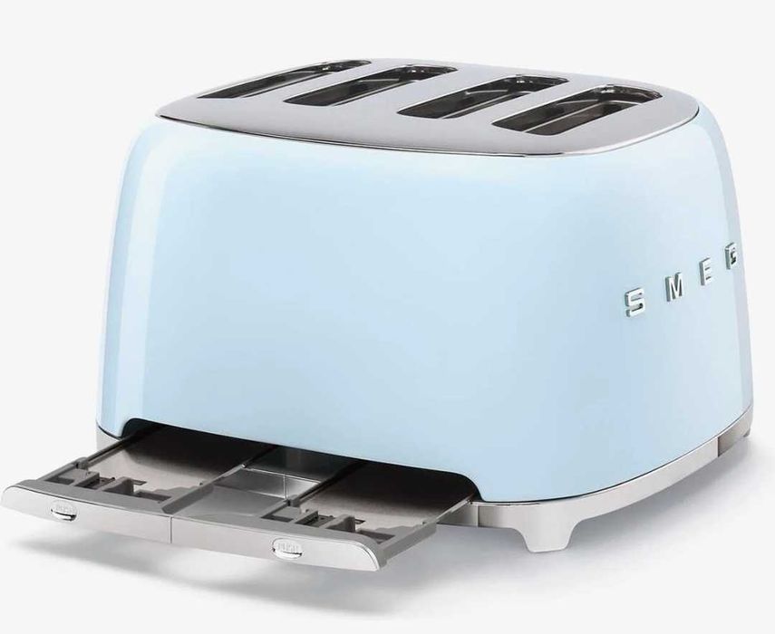 Prajitor de paine Smeg TSF03RDEU, 2000 W, 4 felii, rosu