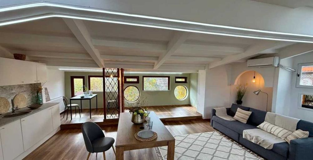 Apartament la mansardă, situat în zona Grădina Zoo – Jolie Ville.