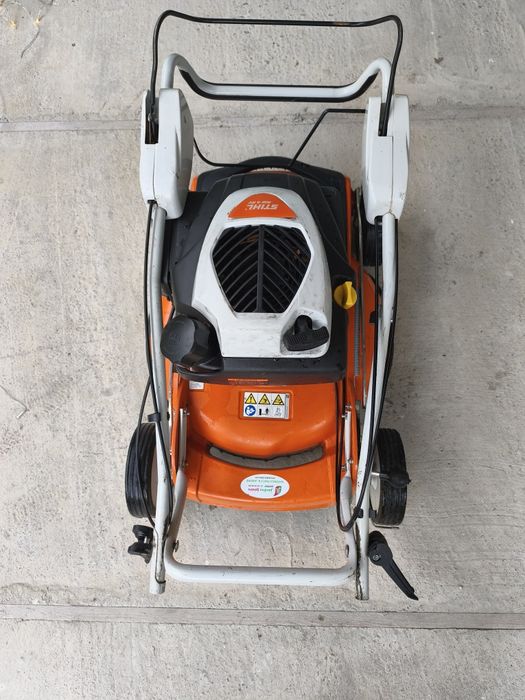 Stihl RM 4 RV mașina tuns tăiat iarba gazon funcție mulcire