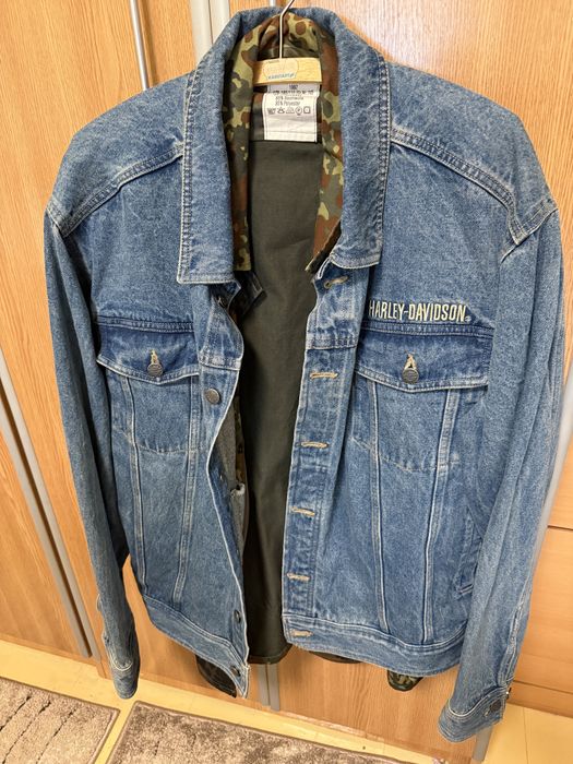 Jachetă denim moto Harley Davidson..