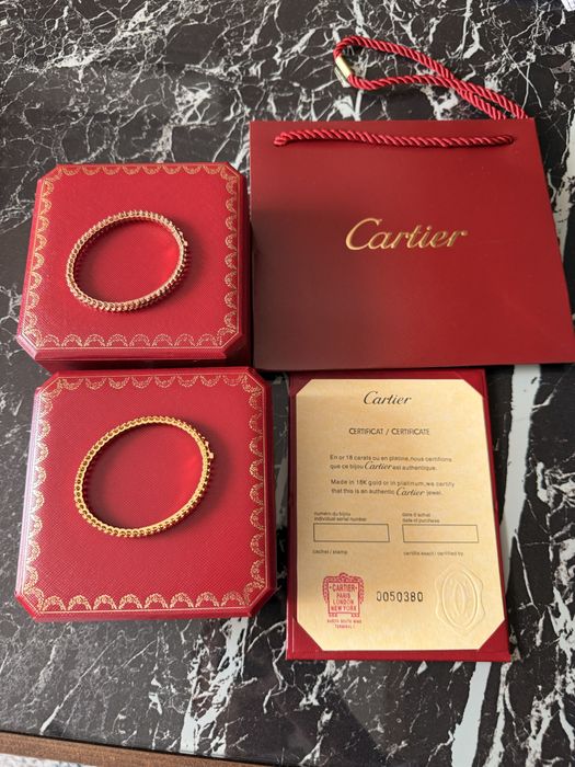 Гривна cartier два цвята