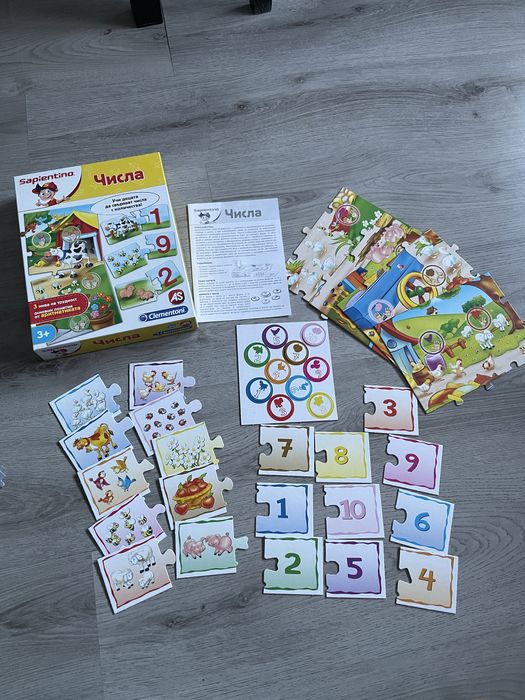 Детска образователна игра Числа Clementoni 3+
