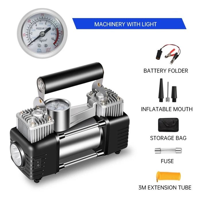 Насос Электический для Авто Бассейн Велисопедов