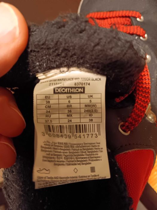 Детски зимни обувки Quechua 38