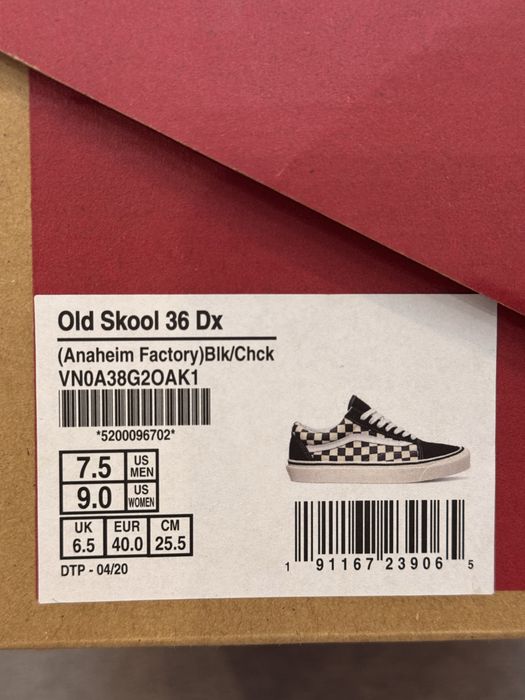 Кеды Vans, оригинал, 36 размер