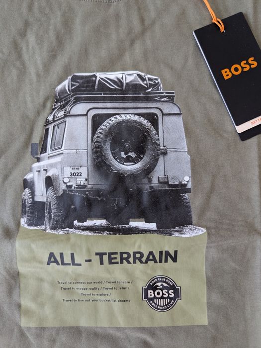 Футболка Hugo Boss, L, зеленый