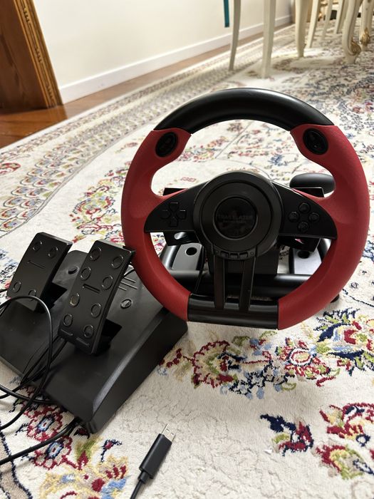 Руль с педалем для playstation 4