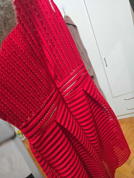 Дамска червена  рокля