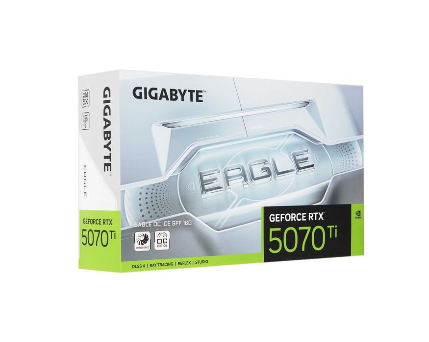 - Видеокарта Gigabyte RTX 5070 Ti EAGLE OC ICE 16GB