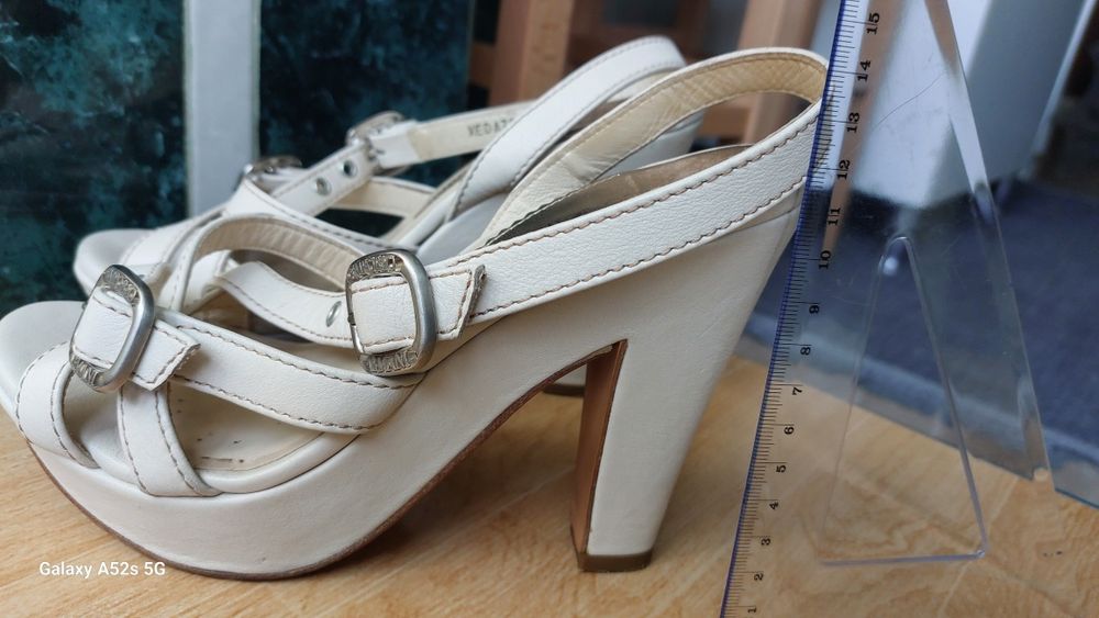 Sandale piele naturala, Emporio Armani
