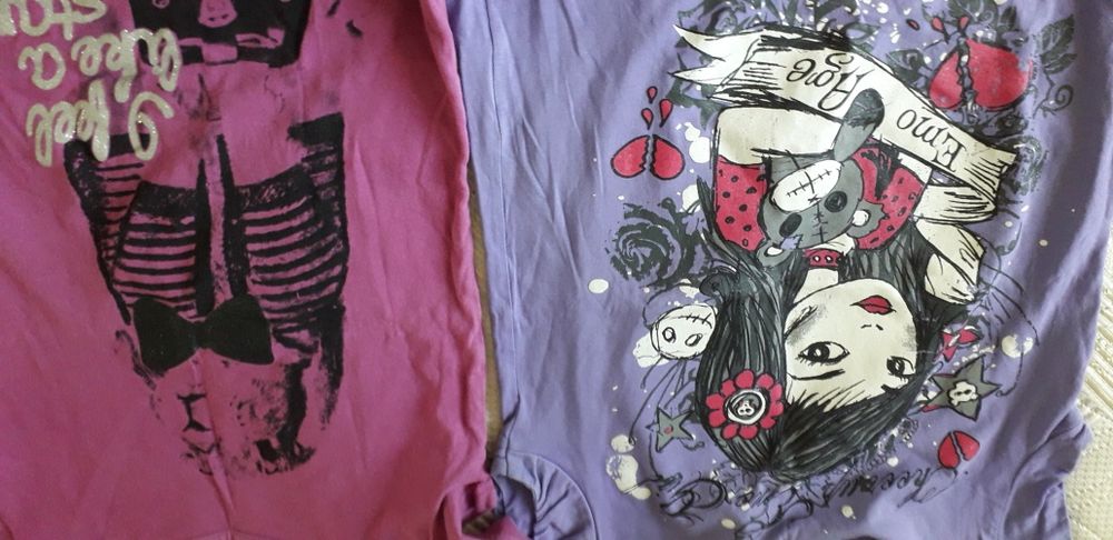 Летни потници за момиче р.122-128 и подарък