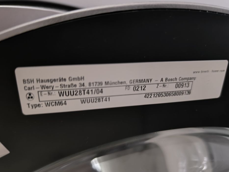 Пералня Bosch WUU28T41 - 9кг. 1400об.