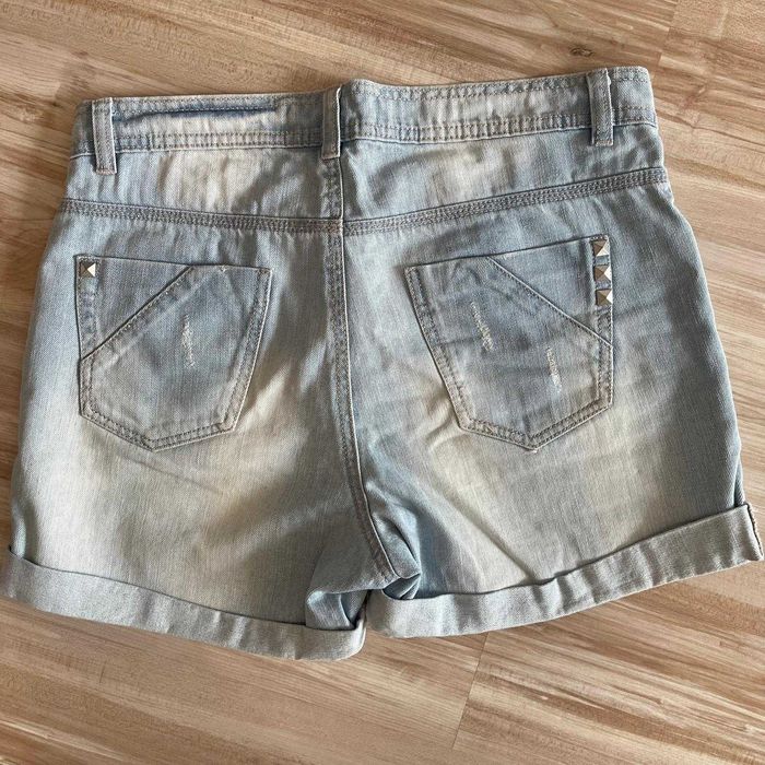 Pantaloni scurti Terranova dama marimea S, denim deschis, cu tinte