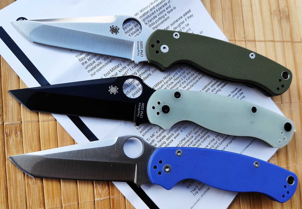 Spyderco Paramilitary 2 Exclusive Tanto