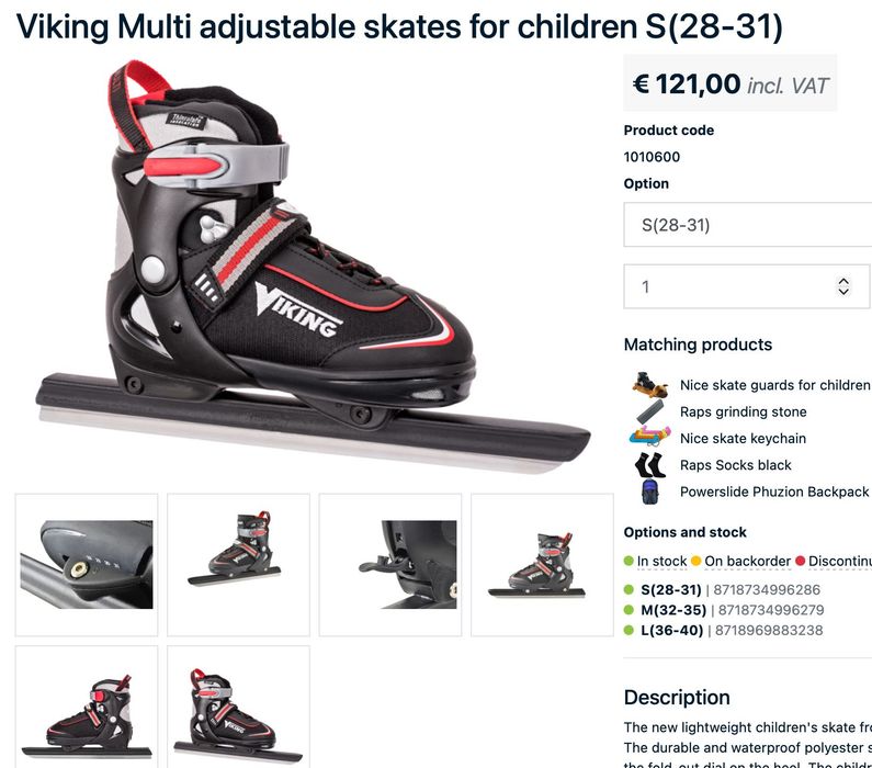Patine Viking Multi ajustabile S(28-31)