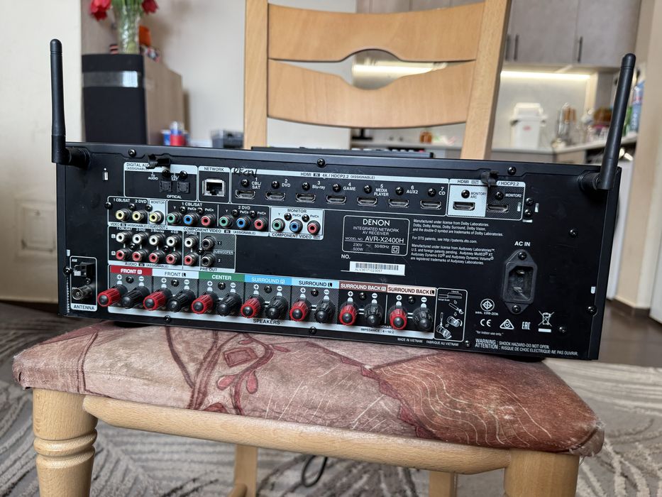 Denon AVR-H2400H Bluetooth Wi-Fi