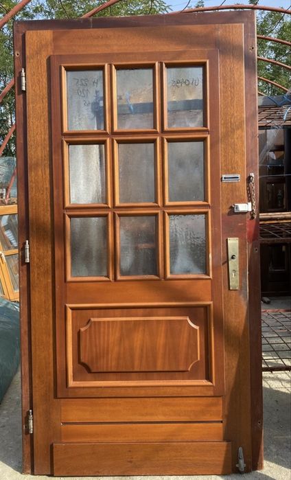 Usa intrare casa lemn termopan H 225 x L 120 Germania